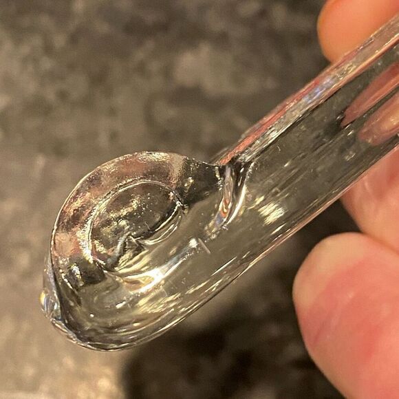 Vintage Crystal Salad Fork & Spoon Wexford By Anchor Hocking - Picture 9 of 9